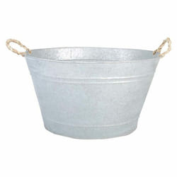 Esschert Design 8714982057175 pot à fleurs Intérieur & extérieur Kit de plantation en pot Autonome Acier zingué Argent