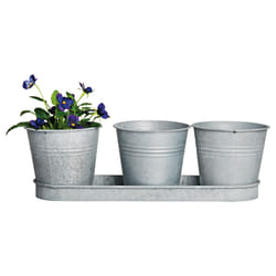 Esschert Design 8714982059377 jardinière Argent Zinc 3 pièce(s)