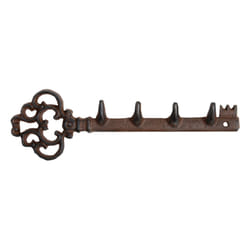 Esschert Design LH149 crochet pour rangement à usage domestique Intérieure Porte-clé mural Marron