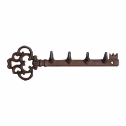 Esschert Design LH149 crochet pour rangement à usage domestique Intérieure Porte-clé mural Marron
