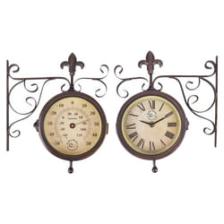 Esschert Design TF005 Horloge murale et de table Rond