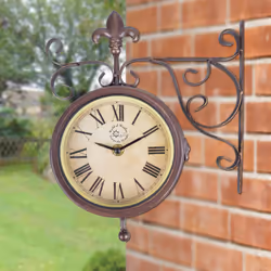 Esschert Design TF005 Horloge murale et de table Rond