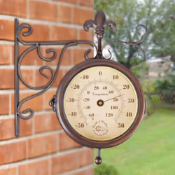 Esschert Design TF005 Horloge murale et de table Rond