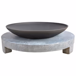 Esschert Design FF137 cheminée Extérieure Cheminée portable Bois de chauffage Noir, Gris