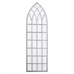 Esschert Design - Miroir gothique en métal - l 2,6 cm x l 40,5 cm x h 140 cm - Livraison gratuite