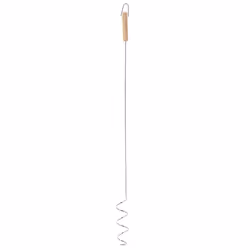 Esschert Design 8714982086823, Crochet, Argent, Bois, Bois, 42 mm, 42 mm, 745 mm