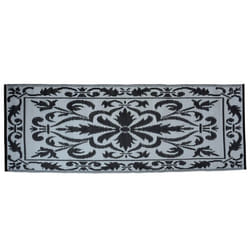 Esschert Design BL042 tapis de sol Intérieure Rectangle Noir, Blanc