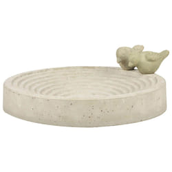 Esschert Design FB297 mangeoire pour oiseau Blanc Ciment Autonome