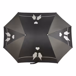 Esschert Design TP155 parapluie Noir Aluminium, Fibre de verre Complet