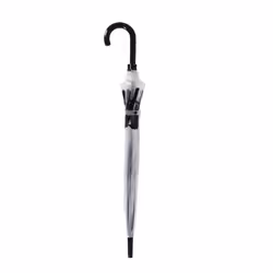 Esschert Design 8714982106354 parapluie Noir, Transparent Acier Polypropylène (PP) Complet