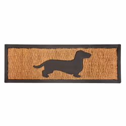 Esschert Design Tapis cocos/caoutchou Teckel