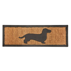 Esschert Design Tapis cocos/caoutchou Teckel