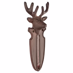 Esschert Design TH82, Thermomètre liquide, Intérieur & extérieur, Analogique, Marron, Fonte, Verre, F, °C