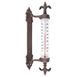 Esschert Design TH84 thermomètre environnement Thermomètre liquide Extérieure Bronze, Blanc