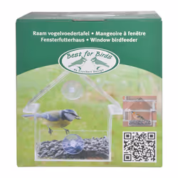 Esschert Design FB370 mangeoire pour oiseau Transparent polyméthacrylate de méthyle (PMMA), Polyvinyl chloride (PVC) Support