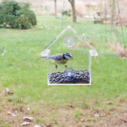 Esschert Design FB370 mangeoire pour oiseau Transparent polyméthacrylate de méthyle (PMMA), Polyvinyl chloride (PVC) Support