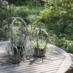 Esschert Design AM79 jardinière Vert, Acier Métal 3 pièce(s)