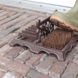 Esschert Design LH219 brosse à chaussures Marron
