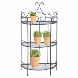 Organisez votre extérieur avec goût grâce à cette étagère en demi-ronde pliante. Avec son design raffiné, elle représente un  ...