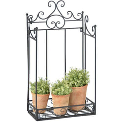 Esschert Design - Etagère pliante à plantes Arabesques Droite 1 niveau