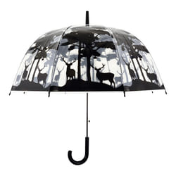 Esschert Design TP233 parapluie Noir, Transparent Acier Complet