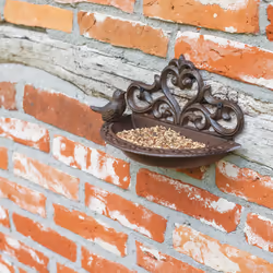 Esschert Design BR26 mangeoire pour oiseau Marron Fonte Support