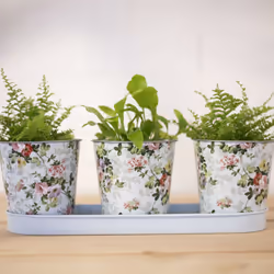 Esschert Design RD49 jardinière Blanc Métal 1 pièce(s)