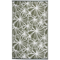 Esschert Design OC21 tapis de sol Extérieure Rectangle Vert, Blanc