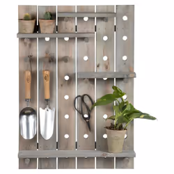 Ce magnifique panneau perforé, en bois pin, sublimera votre terrasse, votre véranda ou encore votre abris de jardin ! Grâce a ...
