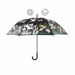 Esschert Design TP275 parapluie Noir Acier Polyester Complet
