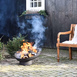 Esschert Design FF402 cheminée Extérieure Cheminée portable Bois de chauffage Noir - Vue supplémentaire 7