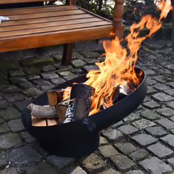 Esschert Design FF402 cheminée Extérieure Cheminée portable Bois de chauffage Noir - Vue supplémentaire 8