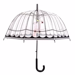 Esschert Design TP321, Complet, Parapluie, Autres, Noir, Multicolore, Transparent, Acier, Acier