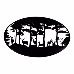 Esschert Design TT217, Monochromatique, Animal, Acier, Noir, 898 mm, 1,5 cm
