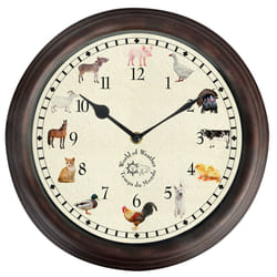 Esschert Design TF013 horloge murale Rond Marron