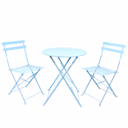 Esschert Design EL090, Bleu, Acier, 2 siège(s), 610 mm, 160 mm, 970 mm