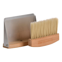 Esschert Design GT183 Pelle à poussières et ensemble de pelles à poussières Métallique, Bois Ensemble balai et baleyette