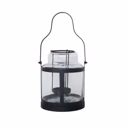 Esschert Design Wind light S, Noir, Transparent, Verre, Métal, 202 mm, 193 mm, 245 mm, 1,88 kg