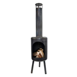 Esschert Design FF467 cheminée Extérieure Cheminée portable Bois de chauffage Noir