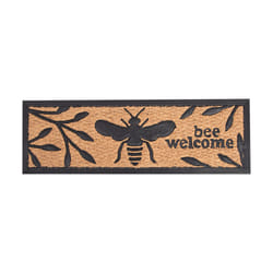 Esschert Design BEE006 paillasson Paillasson décoratif Intérieur & extérieur Rectangulaire Noir, Marron