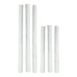 Lot de 6 mèches en fibre de verre pour torches culbuteur - Blanc - Livraison gratuite