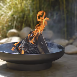 Esschert Design FF478 cheminée Extérieure Cheminée portable Bois de chauffage Noir - Vue supplémentaire 4