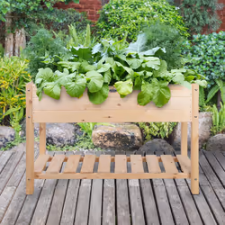 Esschert Design NG105 jardinière surélevée Lit de légumes Bois Rectangle