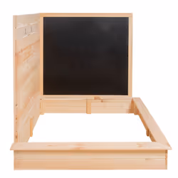 Esschert Design Bac à sable d'angle, 1155 mm, Carré, 1155 mm, Bois de pin, Bois, Bac à sable