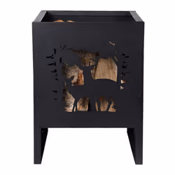 Esschert Design FF484 cheminée Extérieure Cheminée portable Bois de chauffage Noir
