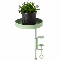 Esschert Design Plateau rebord de fenêtre rond vert S