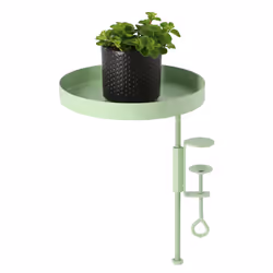 Esschert Design Plateau rebord de fenêtre rond vert M
