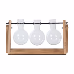 Esschert Design AGG100, Autres, Verre, Fer, Bois, Transparent, Bois, Intérieure, 145 mm, 255 mm