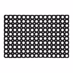 Esschert Design RB250, Paillasson caoutchouc, Intérieur &amp; extérieur, Rectangulaire, Noir, Monochromatique, Caoutchouc