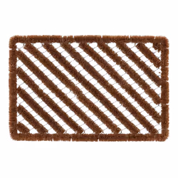 Esschert Design LH300, Paillasson grattoir, Intérieur & extérieur, Rectangulaire, Marron, Monochromatique, Coco